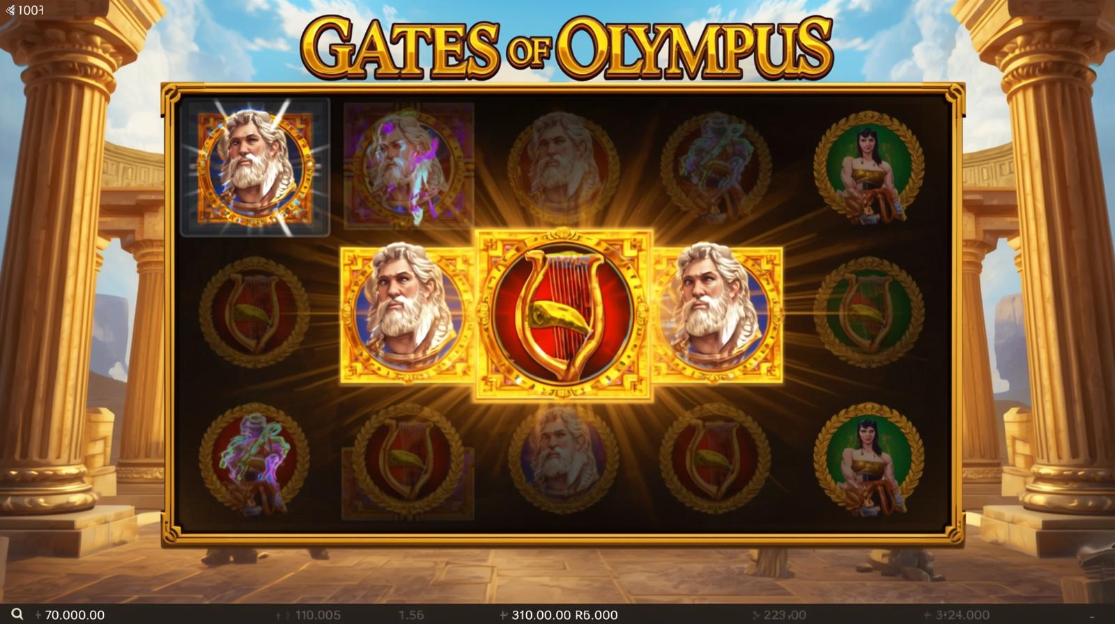 Gates of Olympus Slot Game Banner